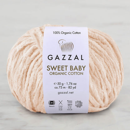 Gazzal Sweet Baby Organic Cotton Somon El Örgü İpi – 2610