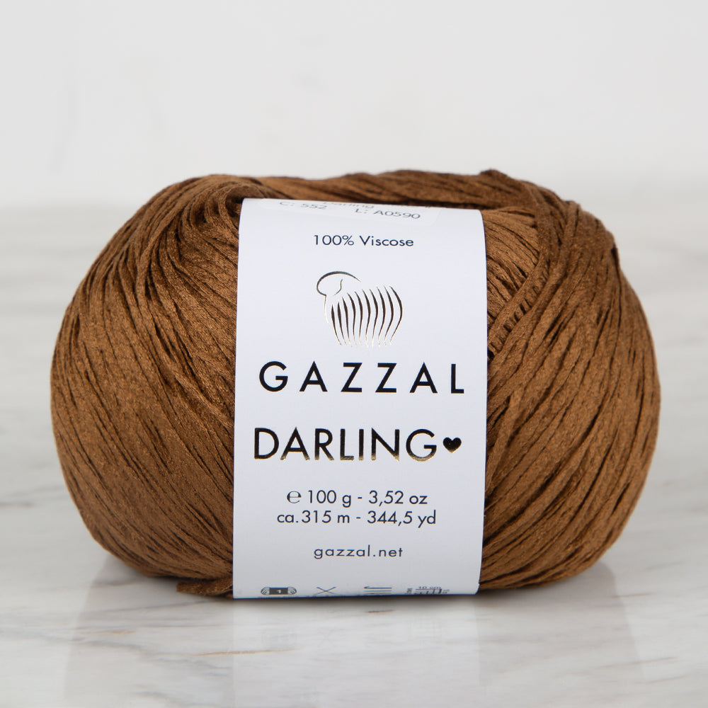 Gazzal Darling El Örgü İpi Kahve - 552