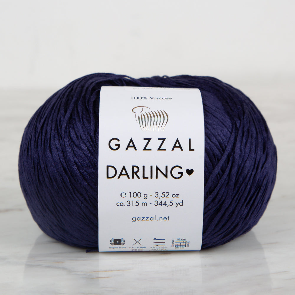 Gazzal Darling El Örgü İpi Lacivert - 555