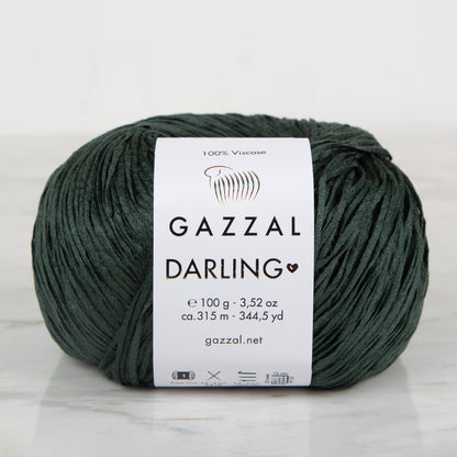 Gazzal Darling El Örgü İpi Koyu Yeşil - 556