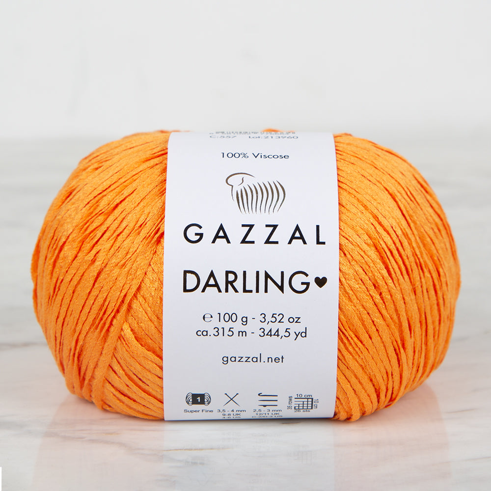 Gazzal Darling El Örgü İpi Turuncu - 557