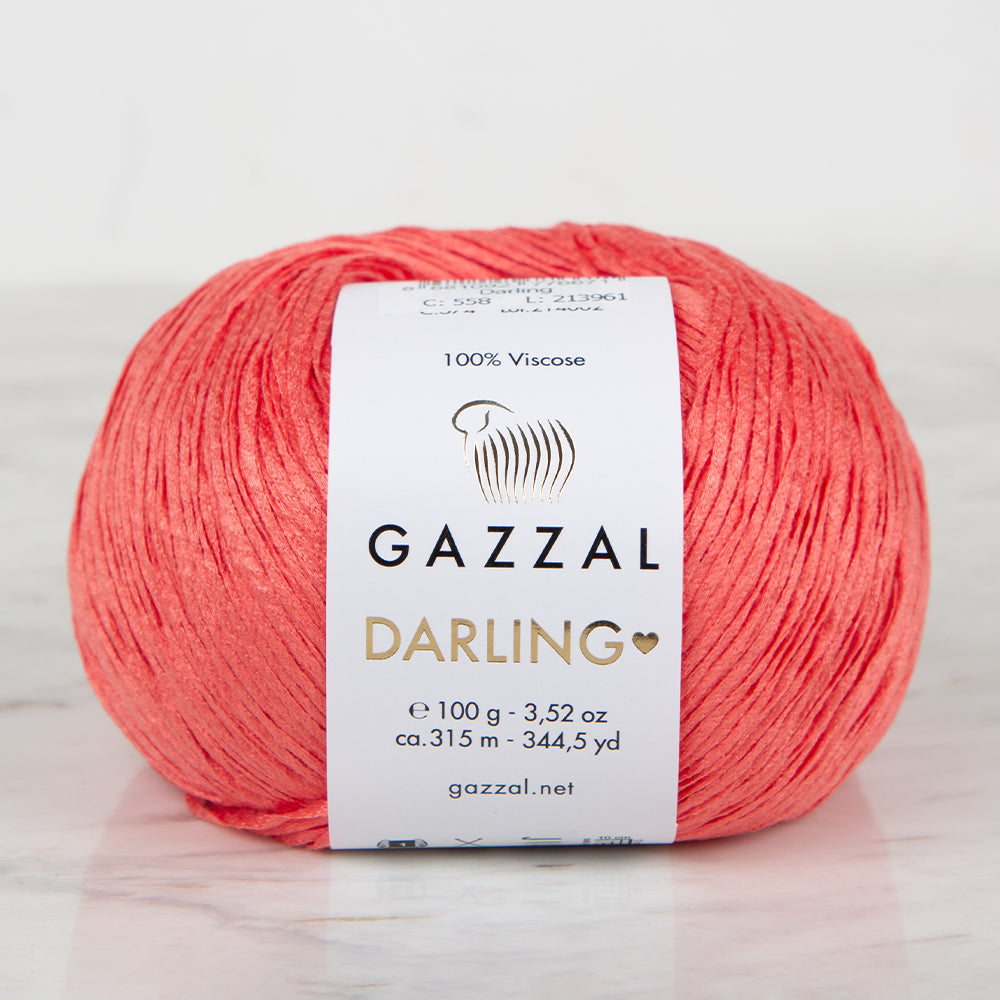 Gazzal Darling El Örgü İpi Pembe - 558