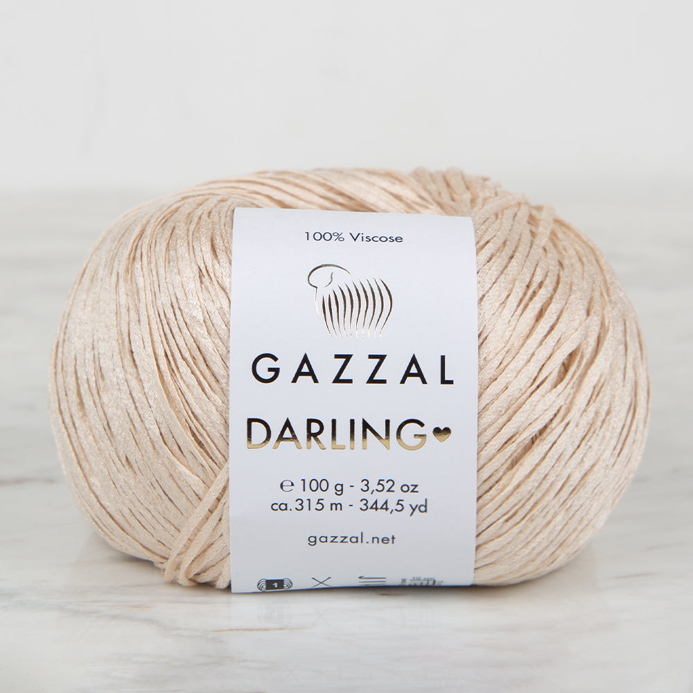 Gazzal Darling El Örgü İpi Bej - 562