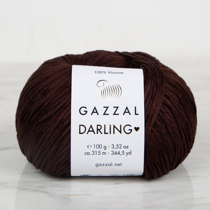 Gazzal Darling El Örgü İpi Koyu Kahve - 553