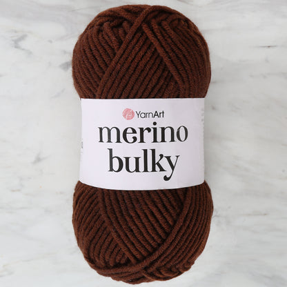 Yarnart Merino Bulky Koyu Kahve El Örgü İpi - 3067