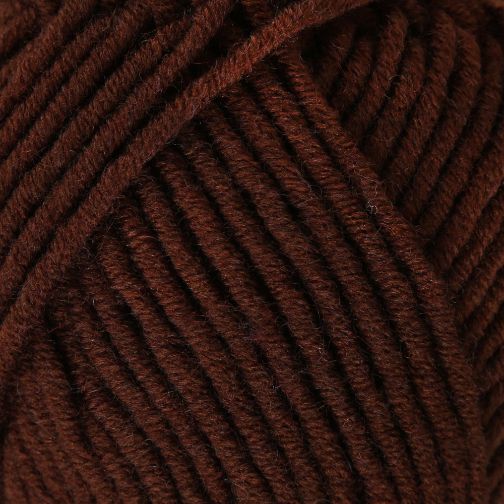 Yarnart Merino Bulky Koyu Kahve El Örgü İpi - 3067
