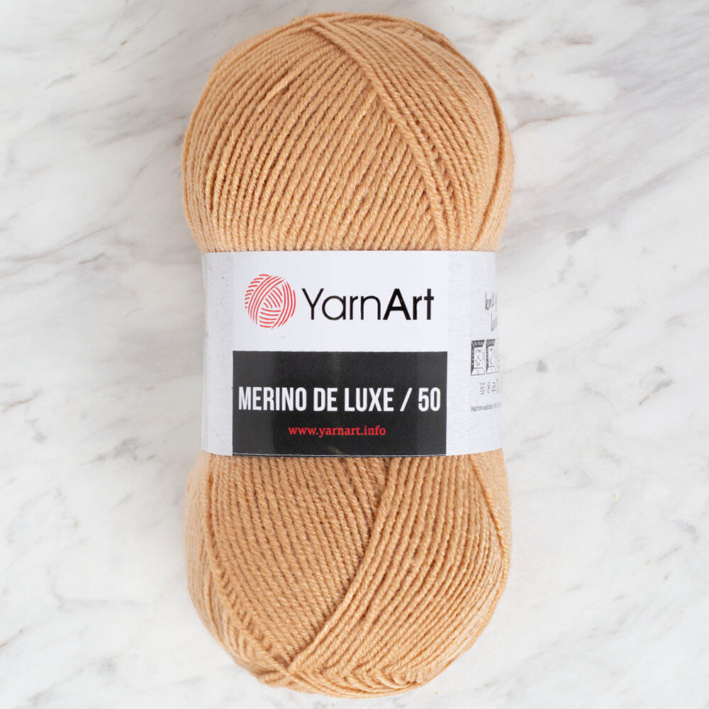 Yarnart Merino De Lüx 50 Bej El Örgü İpi - 511