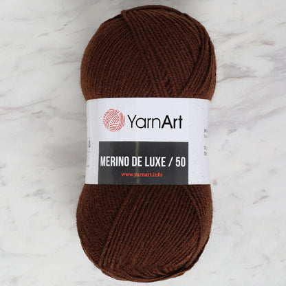 Yarnart Merino De Lüx 50 Kahverengi El Örgü İpi - 3067