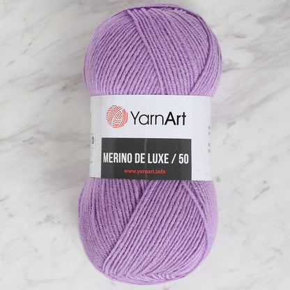 Yarnart Merino De Lüx 50 Lila El Örgü İpi - 9560