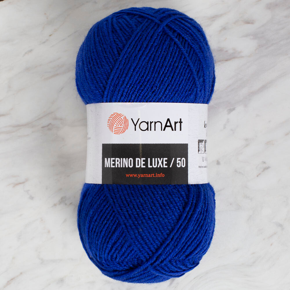 Yarnart Merino De Lüx 50 Saks Mavisi El Örgü İpi - 152