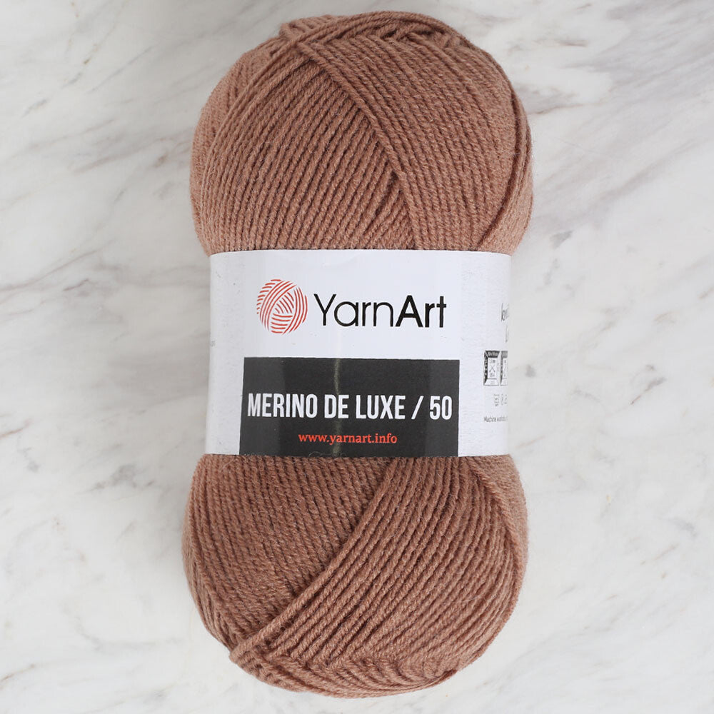Yarnart Merino De Lüx 50 Sütlü Kahve El Örgü İpi - 514