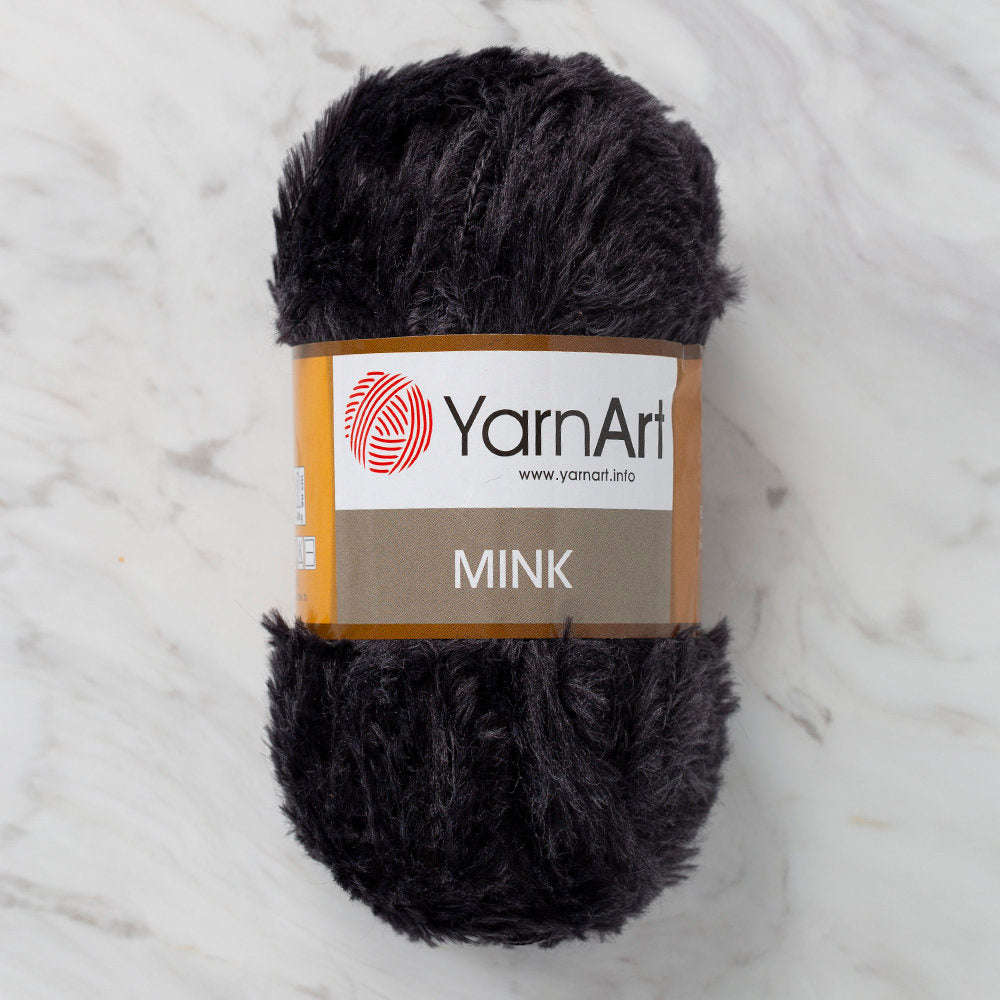 Yarnart Mink 50gr Siyah El Örgü İpliği - 336