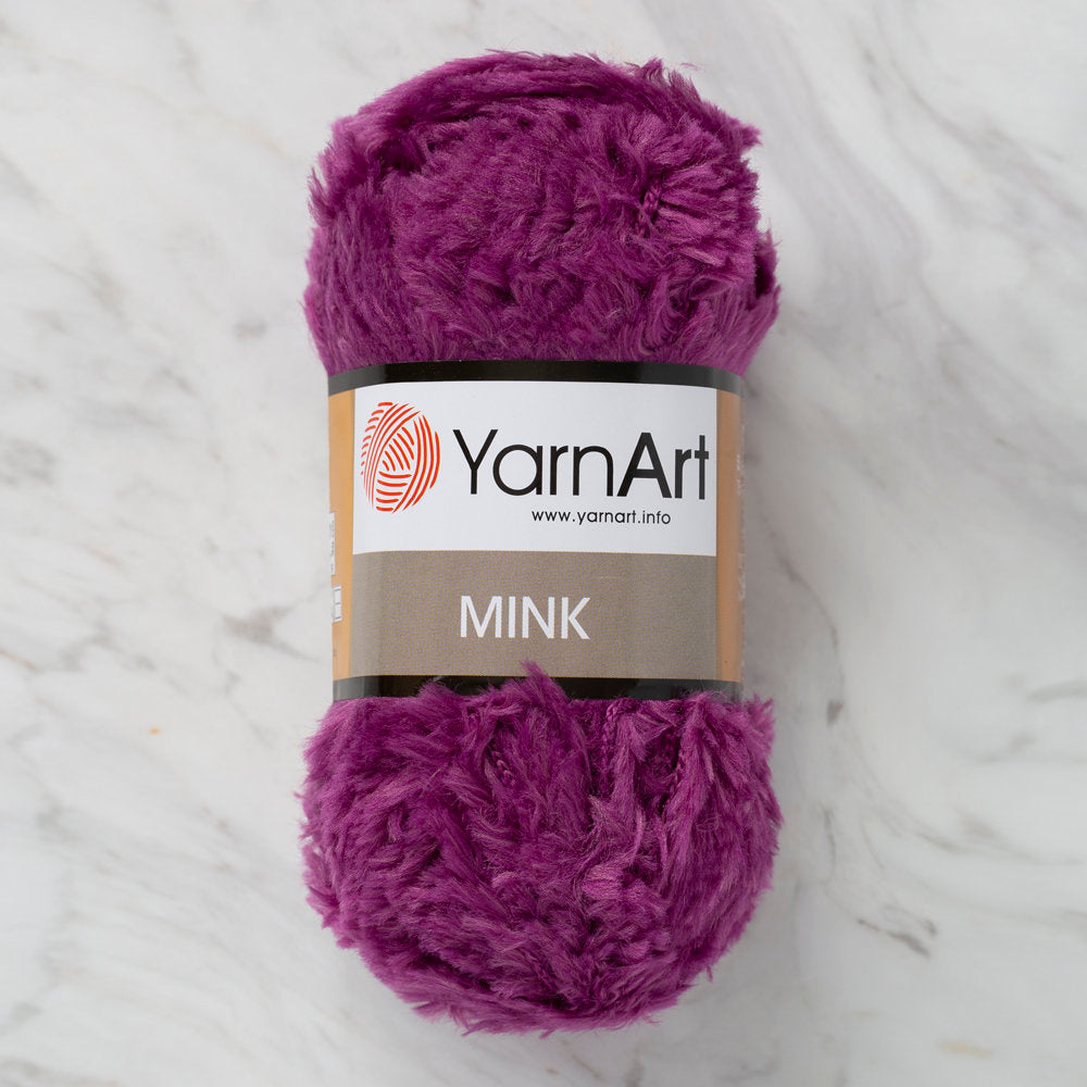 Yarnart Mink 50gr Mor El Örgü İpliği - 338