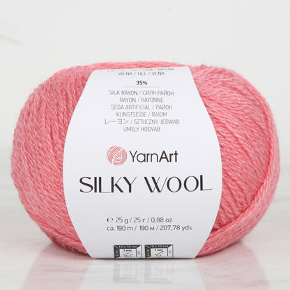 YarnArt SILKY WOOL Nar Çiçeği El Örgü İpi - 332