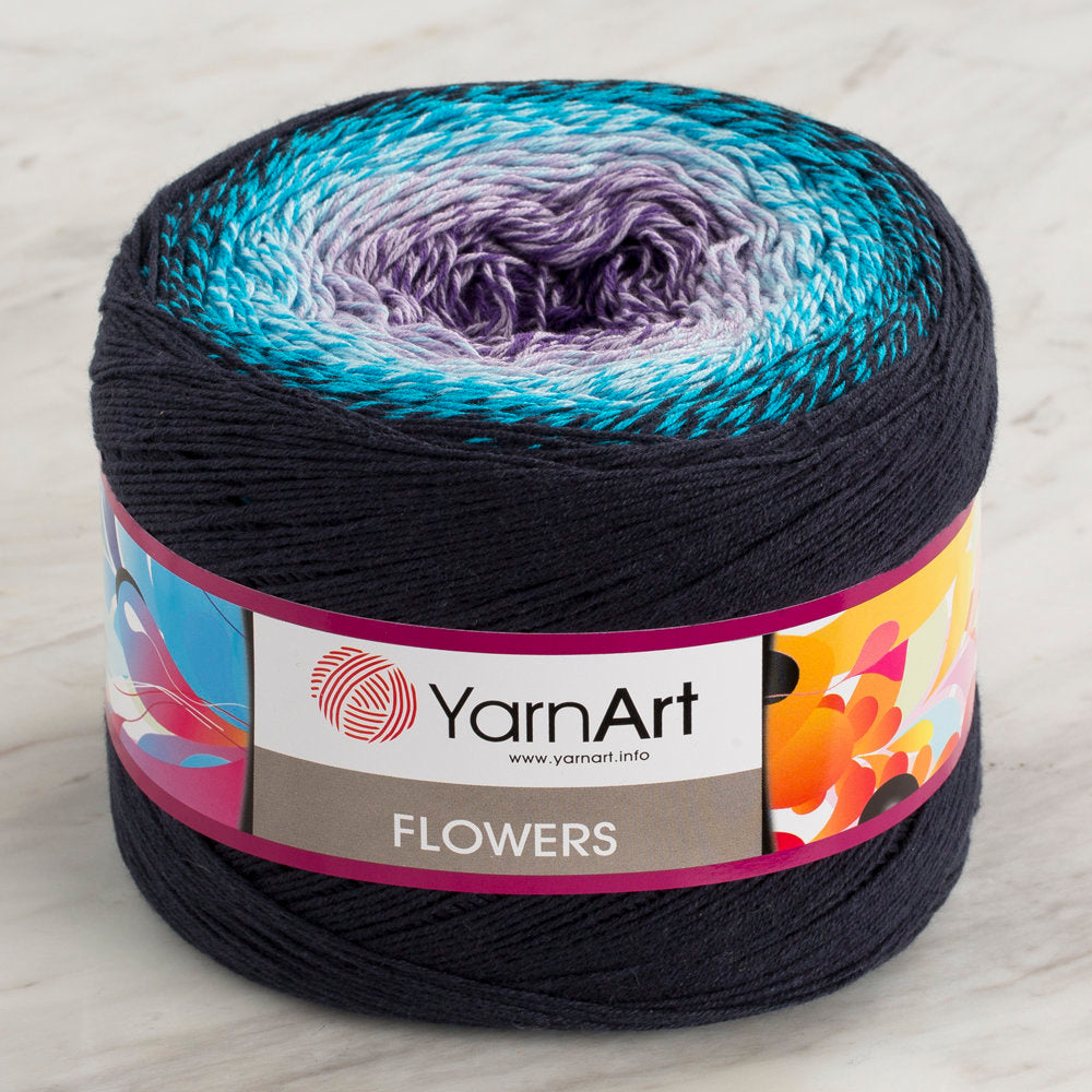 Yarnart Flowers Ebruli 250gr El Örgü İpi -254-1