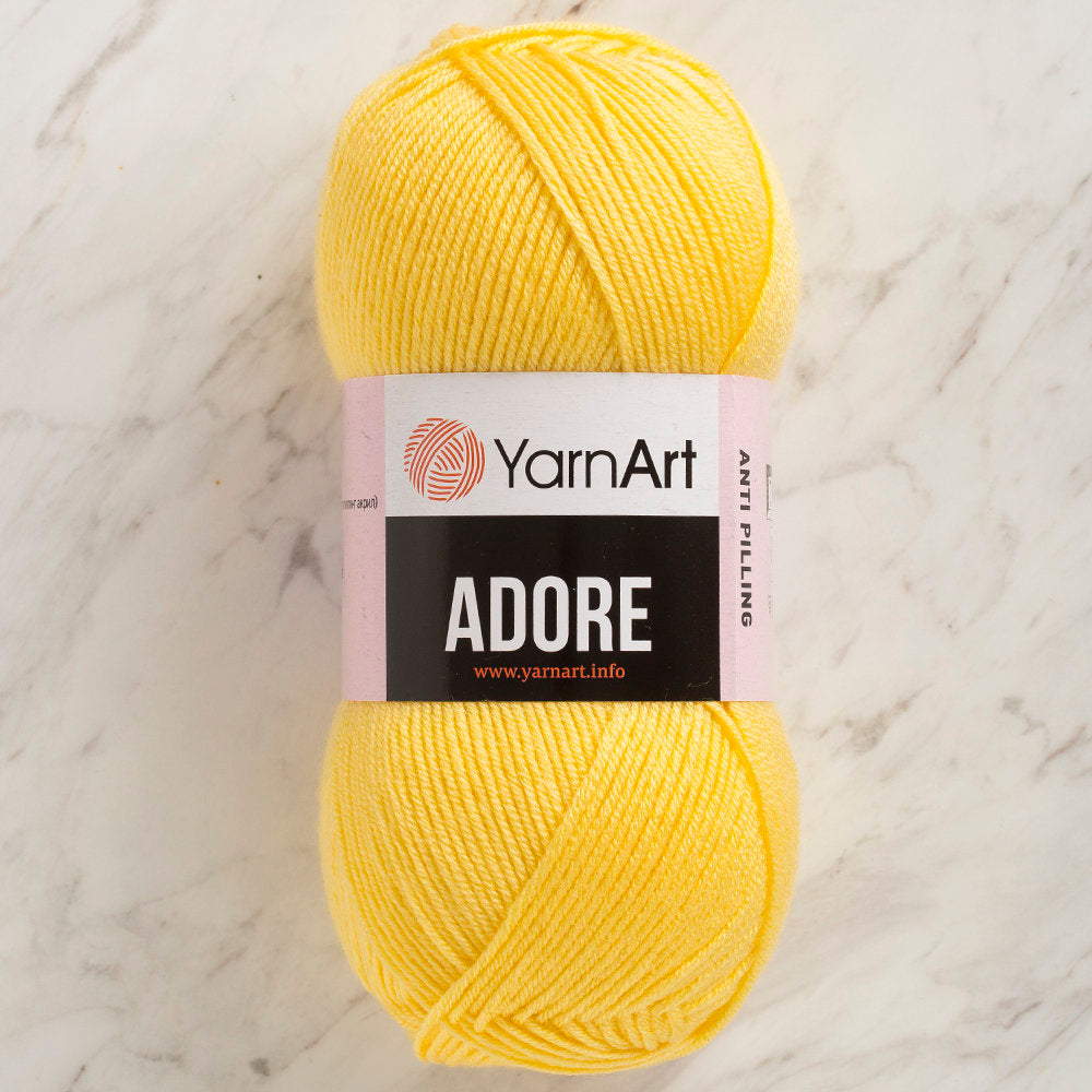 Yarnart Adore Anti Pilling Sarı El Örgü İpi - 332