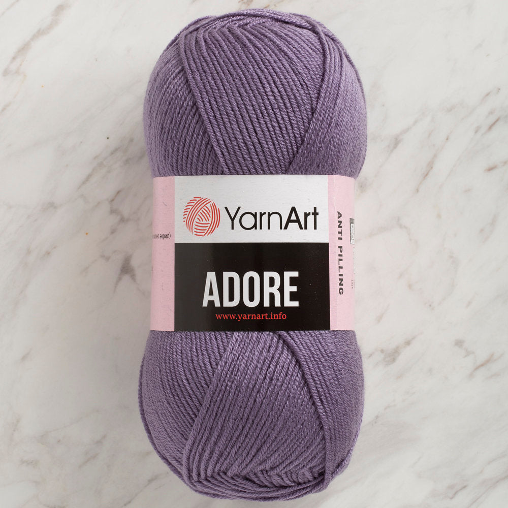 Yarnart Adore Anti Pilling Mor El Örgü İpi - 345