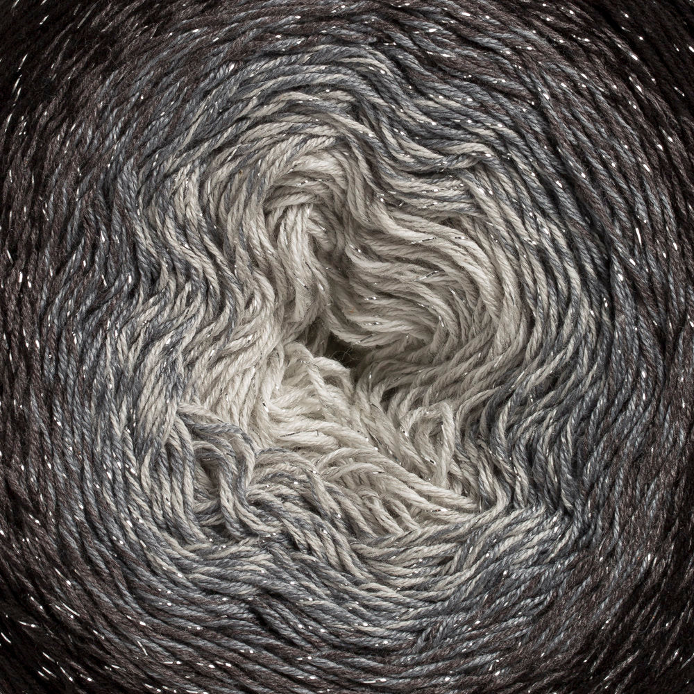 Yarnart Flowers Moonlight Simli Ebruli 260Gr El Örgü İpi - 3253