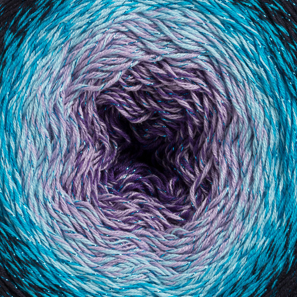 Yarnart Flowers Moonlight Simli Ebruli 260Gr El Örgü İpi - 3254