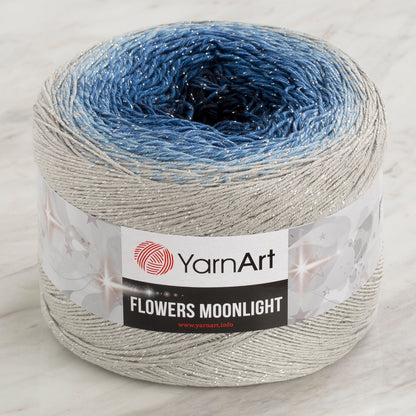 Yarnart Flowers Moonlight Simli Ebruli 260Gr El Örgü İpi - 3271
