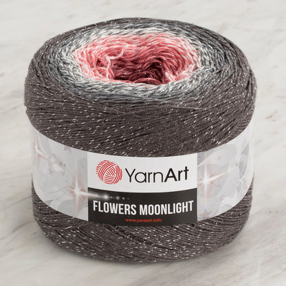 Yarnart Flowers Moonlight Simli Ebruli 260Gr El Örgü İpi - 3279