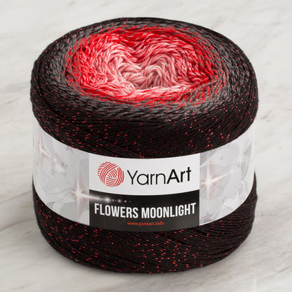 Yarnart Flowers Moonlight Simli Ebruli 260Gr El Örgü İpi - 3282