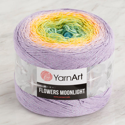 Yarnart Flowers Moonlight Simli Ebruli 260Gr El Örgü İpi - 3285
