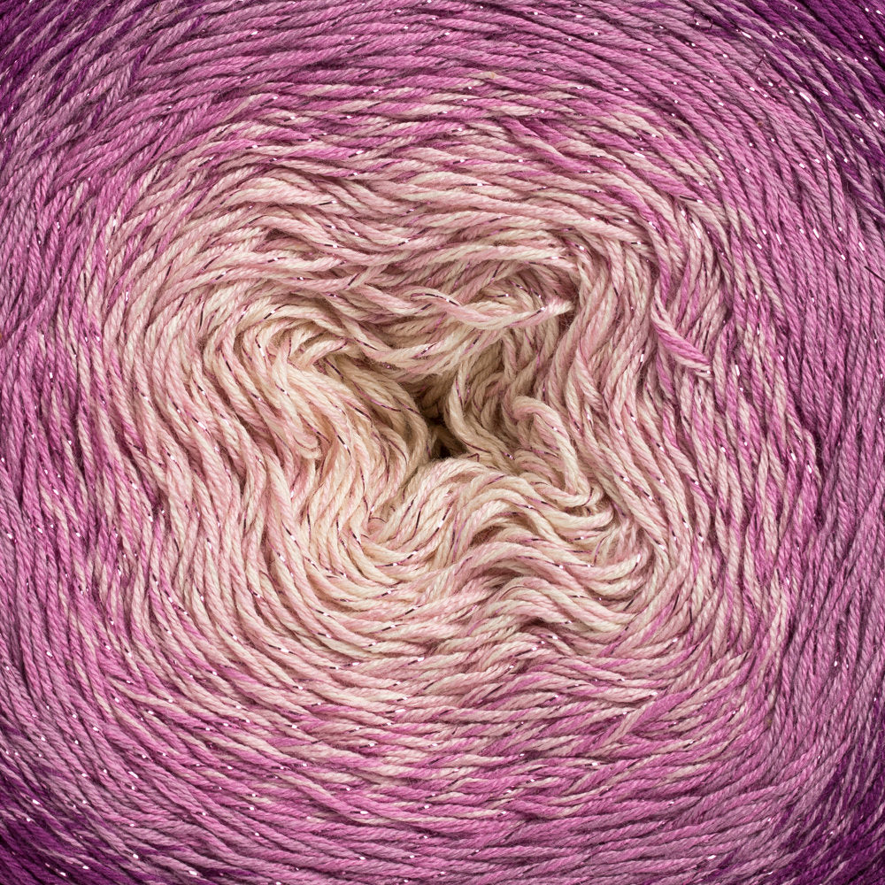 Yarnart Flowers Moonlight Simli Ebruli 260Gr El Örgü İpi - 3290