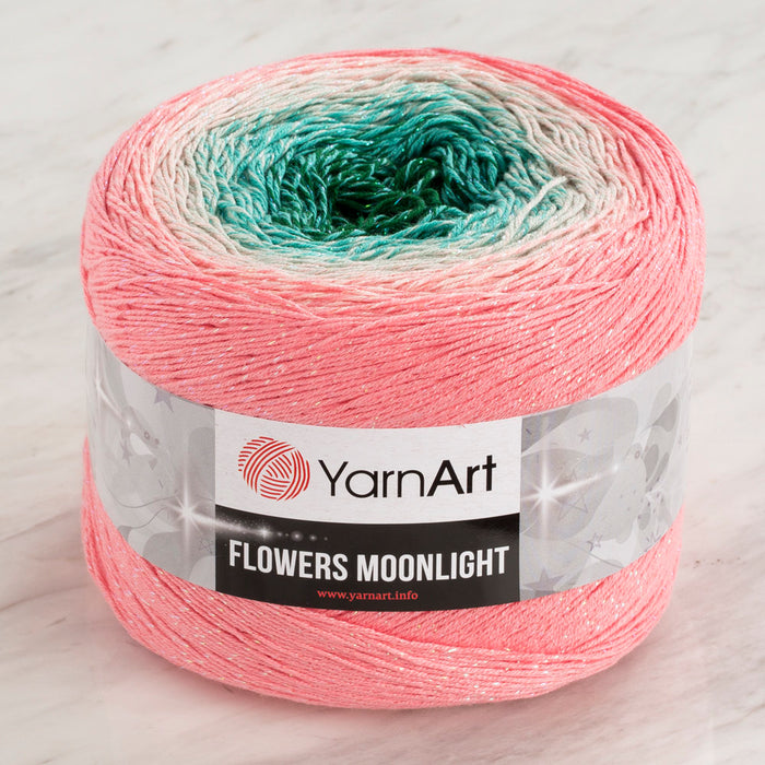 Yarnart Flowers Moonlight Simli Ebruli 260Gr El Örgü İpi 3292