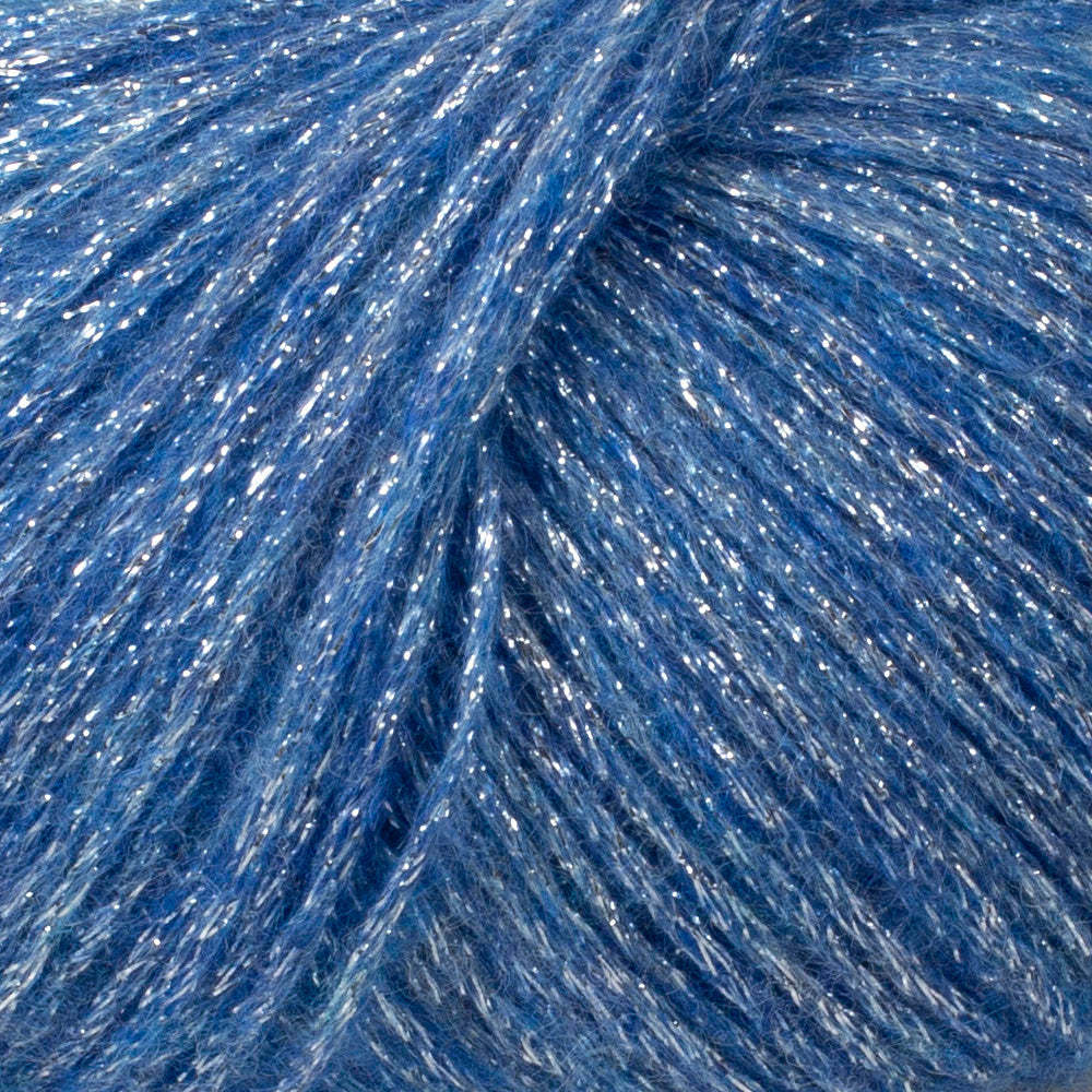 YarnArt Manhattan Mavi Simli El Örgü İpi - 907