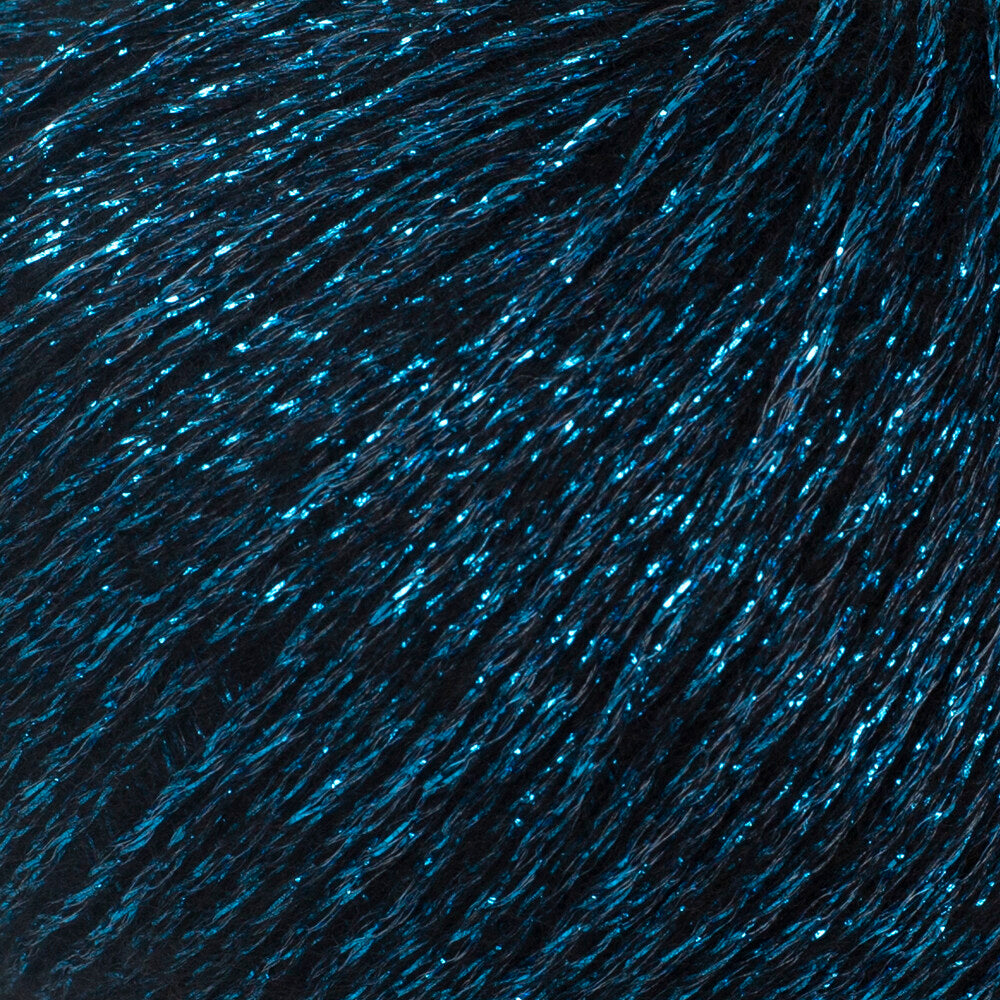 YarnArt Manhattan Mavi Simli El Örgü İpi - 908 