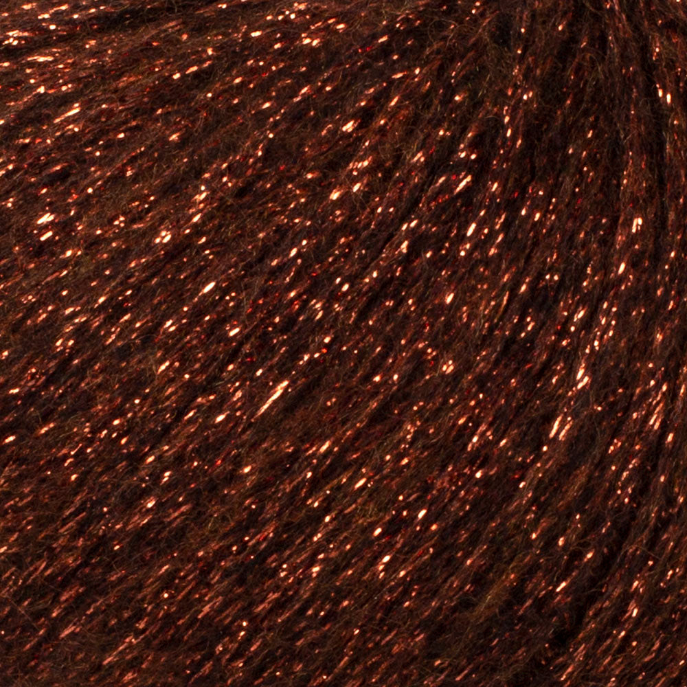 YarnArt Manhattan Kahverengi Simli El Örgü İpi - 912