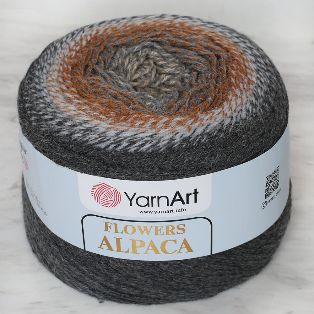 Yarnart Flowers Alpaca Ebruli 250gr El Örgü İpi - 440