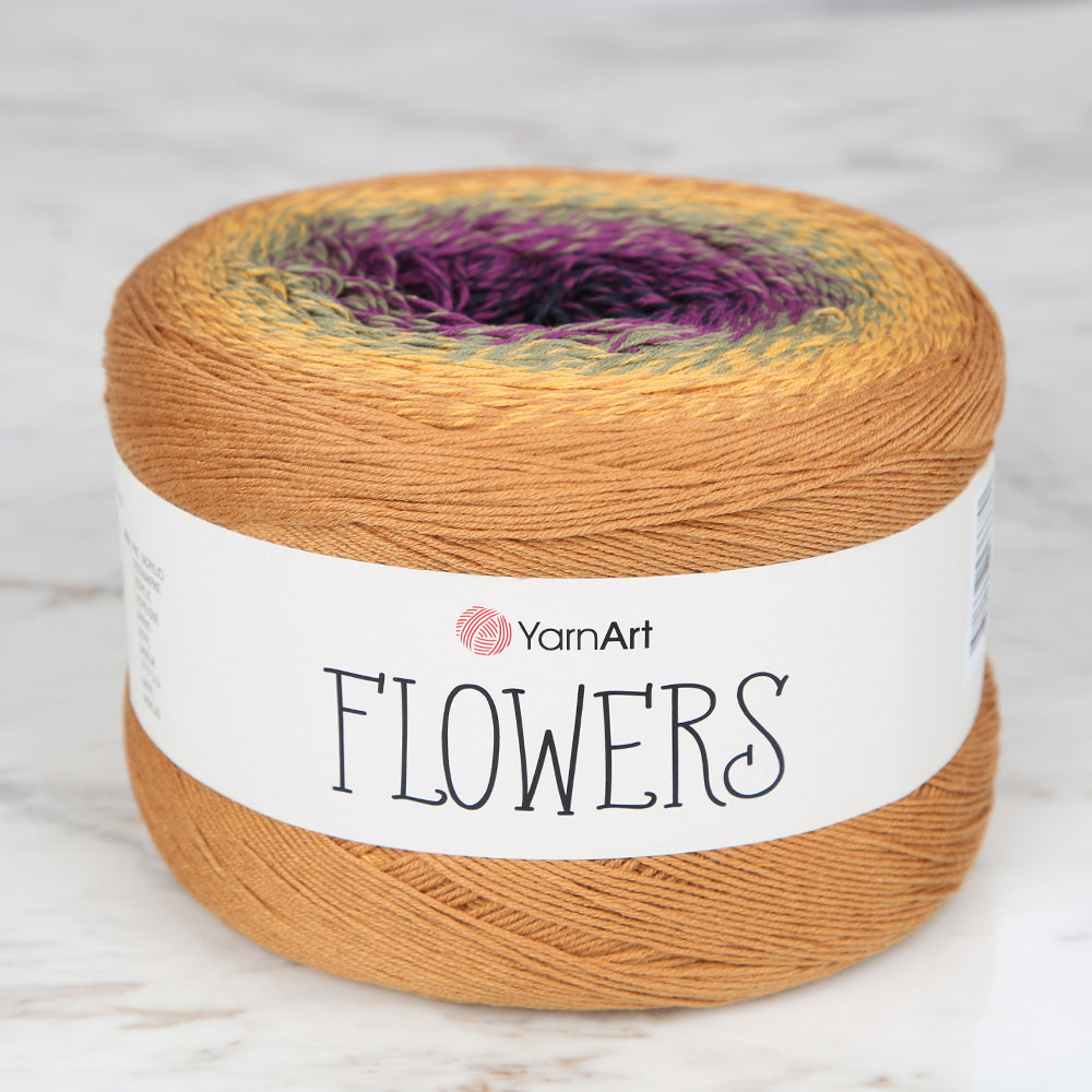 Yarnart Flowers Ebruli 250gr El Örgü İpi - 315