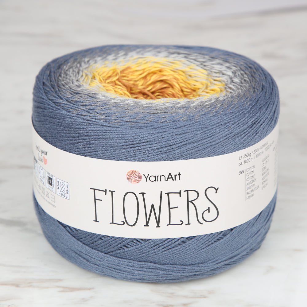 Yarnart Flowers Ebruli 250gr El Örgü İpi - 316