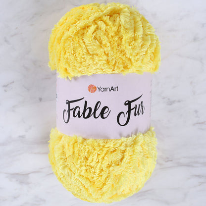 Yarnart Fable Fur Sarı El Örgü İpi - 984