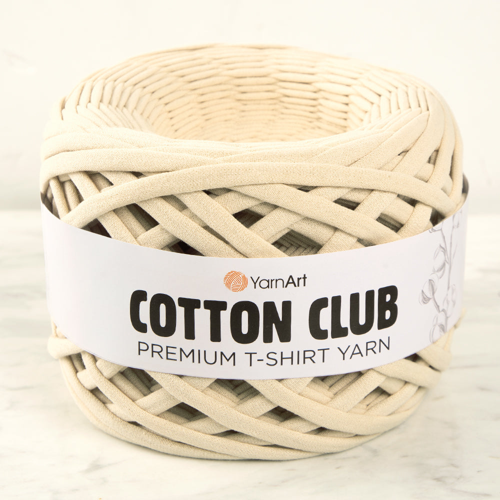 Yarnart COTTON CLUB Açık Bej Penye İpi - 7314