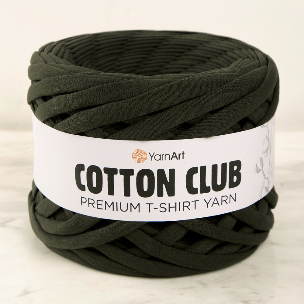 Yarnart COTTON CLUB Haki Yeşil Penye İpi - 7359