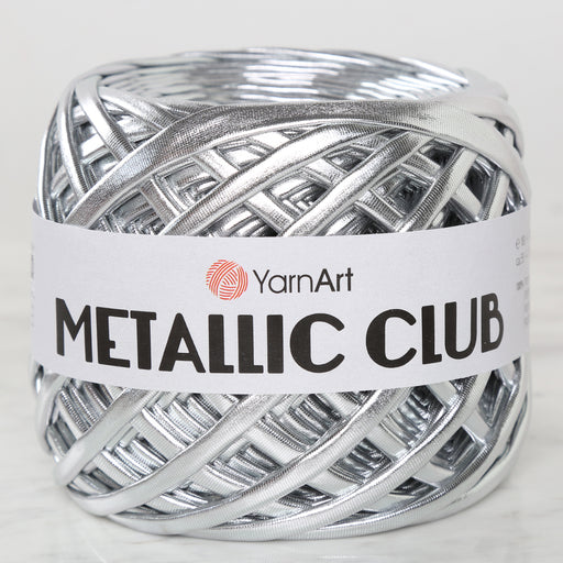 YARNART METALLIC CLUB Gümüş Gri İp - 8102