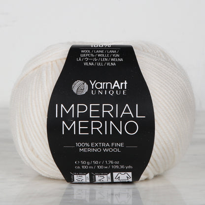 YarnArt IMPERIAL MERINO Krem El Örgü İpi - 3302