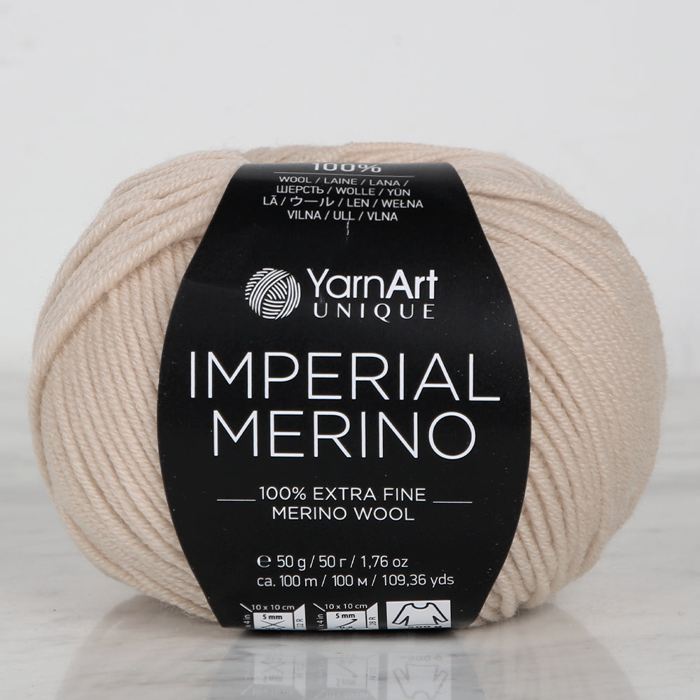 YarnArt IMPERIAL MERINO Açık Bej El Örgü İpi - 3305