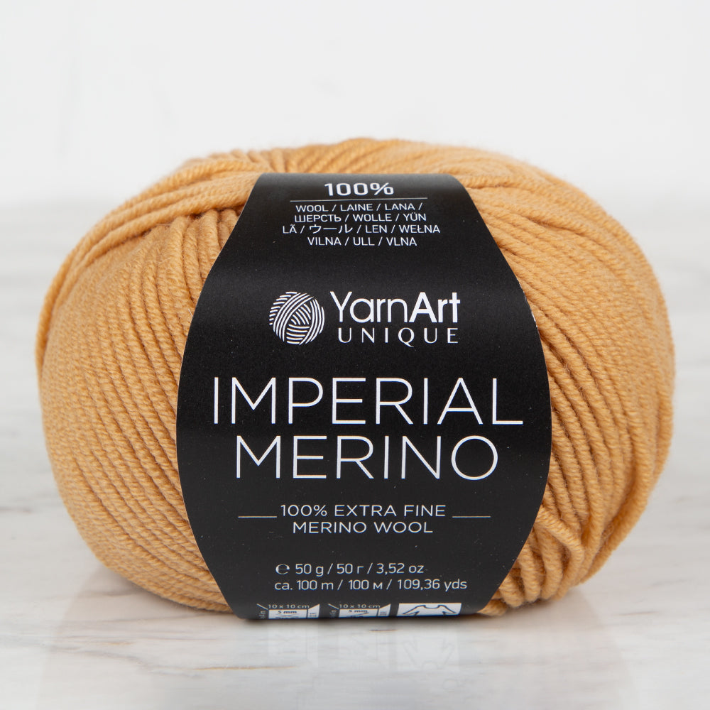 YarnArt IMPERIAL MERINO Hardal El Örgü İpi - 3308