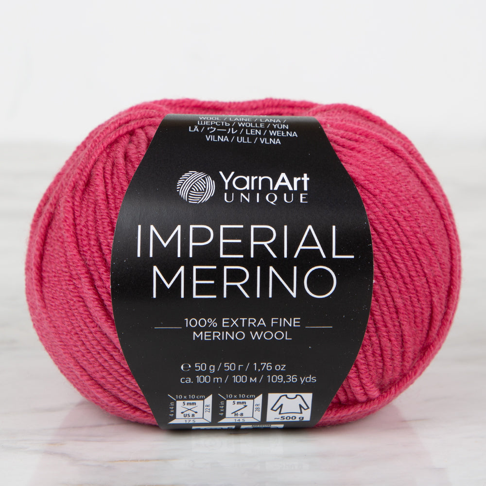 YarnArt IMPERIAL MERINO Pembe El Örgü İpi - 3318