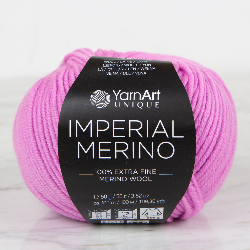 YarnArt IMPERIAL MERINO Pembe El Örgü İpi - 3323