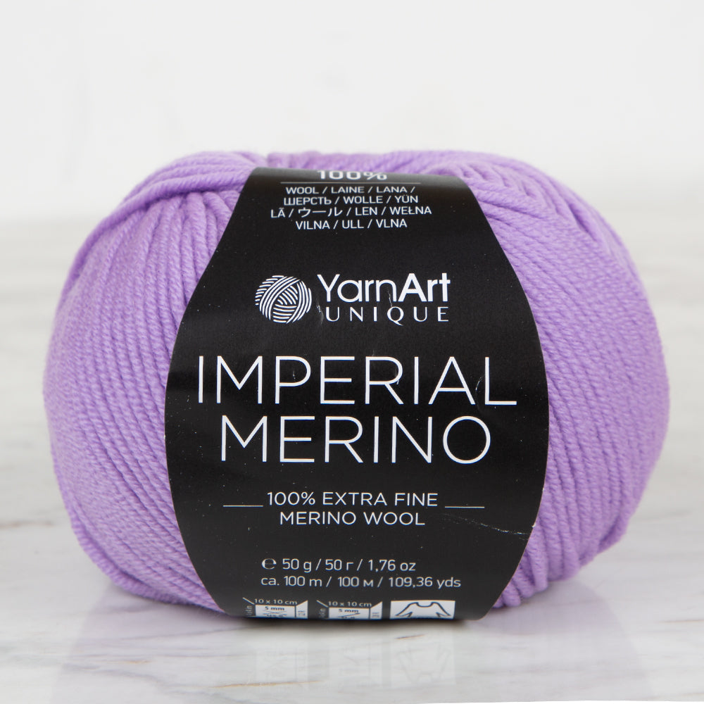 YarnArt IMPERIAL MERINO Lila El Örgü İpi - 3324