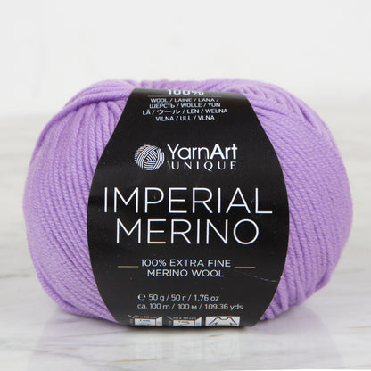 YarnArt IMPERIAL MERINO Lila El Örgü İpi - 3324