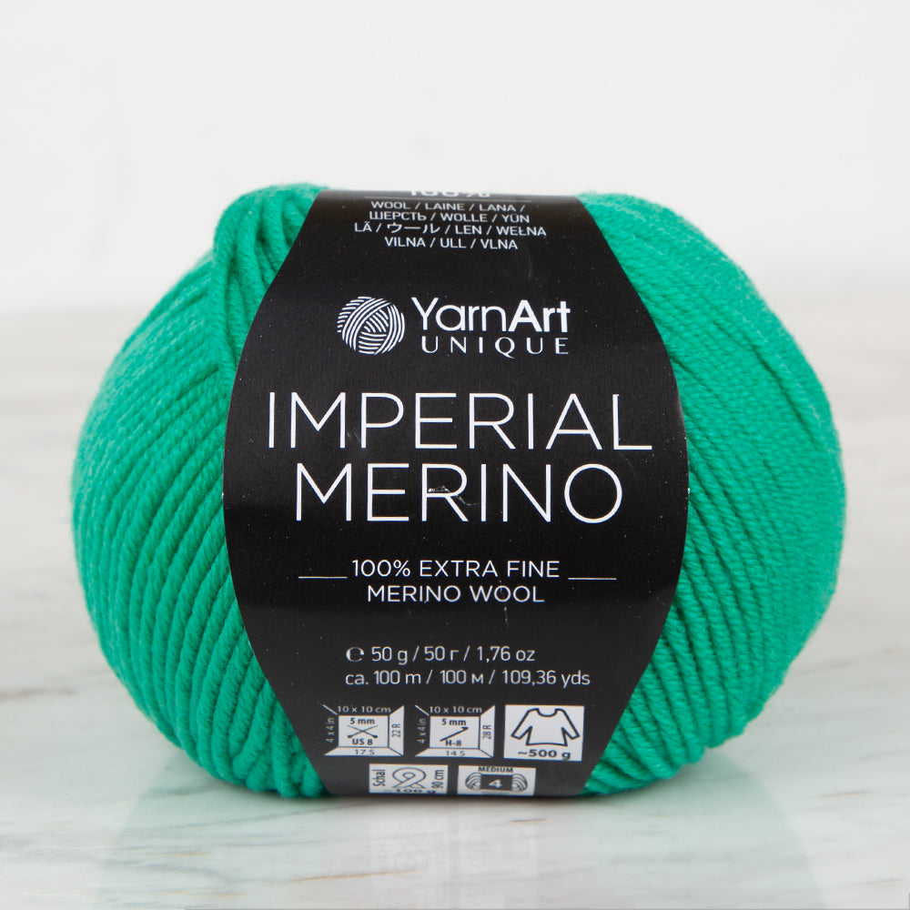 YarnArt IMPERIAL MERINO Yeşil El Örgü İpi - 3332