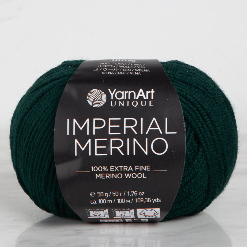 YarnArt IMPERIAL MERINO Koyu Yeşil El Örgü İpi - 3335