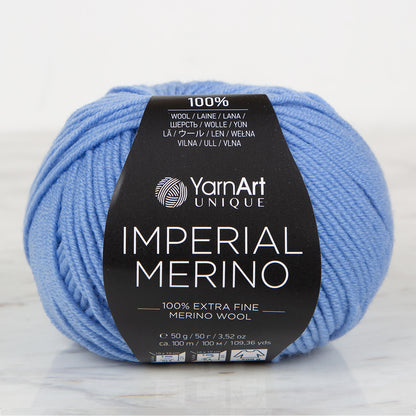YarnArt IMPERIAL MERINO Mavi El Örgü İpi - 3341