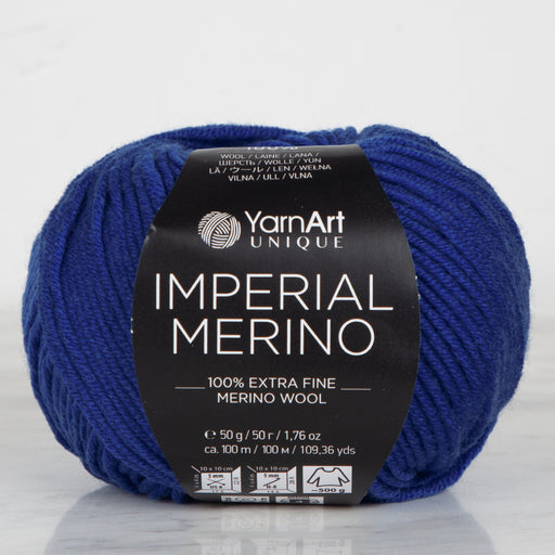 YarnArt IMPERIAL MERINO Mavi El Örgü İpi - 3342